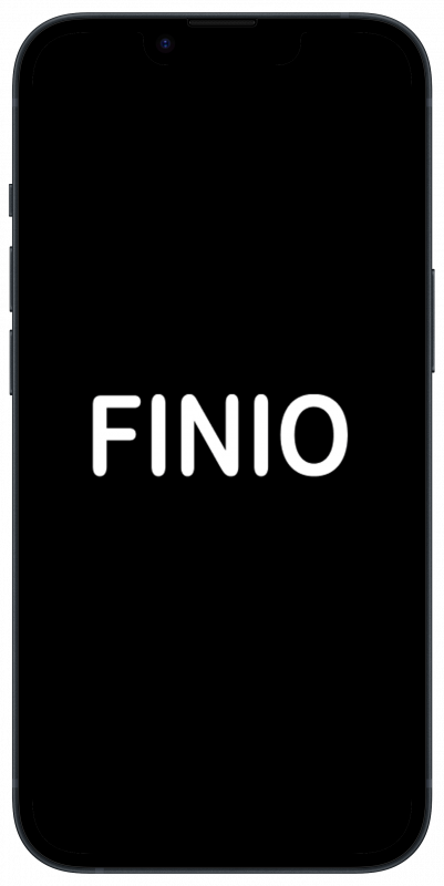Iphone black FINIO Logo